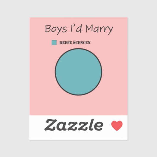 Keefe Laptop Sticker (Vel)