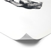 Keegan Jewel Friesian Stallion Poster (Hoek)