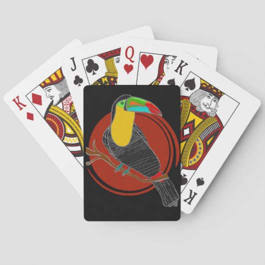 Keel-Billed Toucan Classic Playing Cards Pokerkaarten (Achterkant)