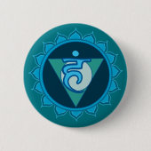Keel Chakra Badge Ronde Button 5,7 Cm (Voorkant)