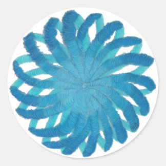 Keel Chakra Healing Art #2 Ronde Sticker