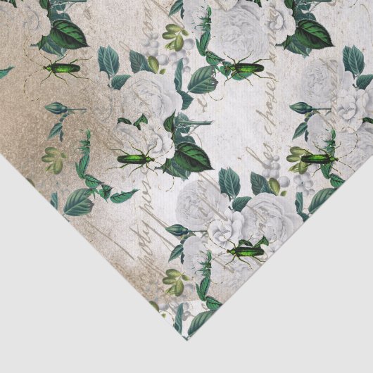  keel en bloemen tissuepapier (Detail)