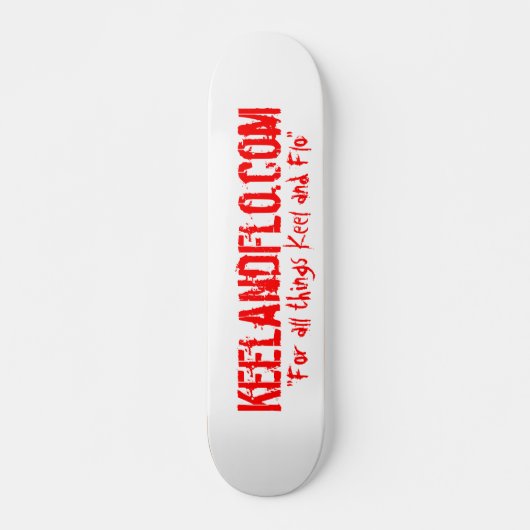Keel en Flo skateboard (Voorkant)