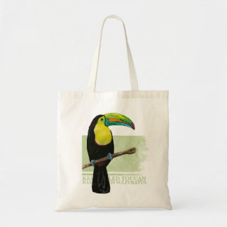 Keel gefactureerd toekan tote bag