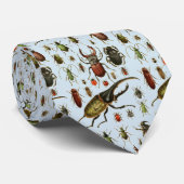  keel Insect Entomologie Bleek Blauw Stropdas (Opgerold)