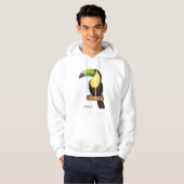 Keel-navelstaarster cartoon hoodie (Voorkant volledig)