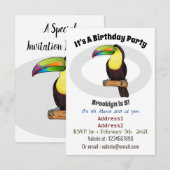 Keel-navelstaarster cartoon kaart (Voorkant / Achterkant)