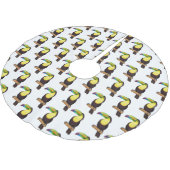 Keel-navelstaarster cartoon kerstboom rok (Gekanteld)