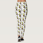 Keel-navelstaarster cartoon leggings (Achterkant)
