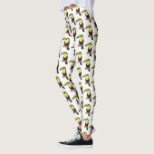 Keel-navelstaarster cartoon leggings (Links)