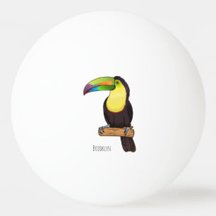 Keel-navelstaarster cartoon pingpongbal