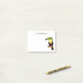 Keel-navelstaarster cartoon post-it® notes (Op bureau)