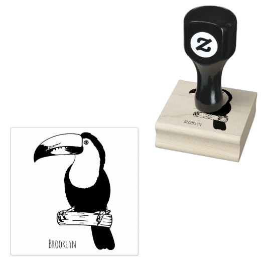 Keel-navelstaarster cartoon rubberstempel (Gestempeld)