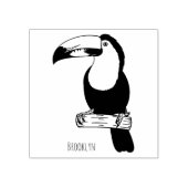 Keel-navelstaarster cartoon rubberstempel (Afrduk)