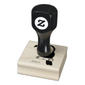 Keel-navelstaarster cartoon rubberstempel (Stempel)