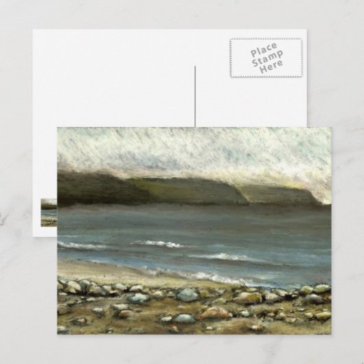 Keel Strand, briefkaart van het eiland Achill (Voorkant / Achterkant)