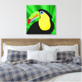 Keel Toucan Art Canvas Afdruk (Insitu (Slaapkamer))