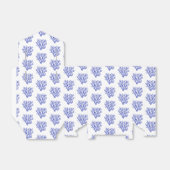 Keel van blauw en wit zee bedankdoosjes (Uitgevouwen)