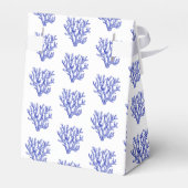 Keel van blauw en wit zee bedankdoosjes (Achterkant)