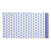 Keel van blauw en wit zee kussensloop (Achterkant-Rechts)