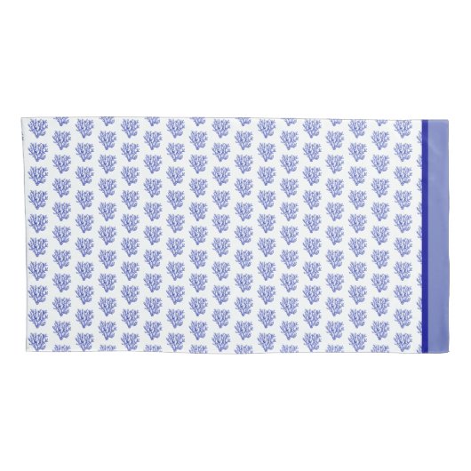 Keel van blauw en wit zee kussensloop (Achterkant-Rechts)