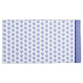 Keel van blauw en wit zee kussensloop (Voorkant-Rechts)