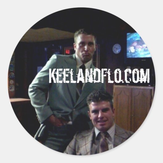 KeelandFlo.com Sticker (Voorkant)