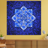 Keelchakra Vibrationele Healing Therapie Canvas Afdruk (Insitu (Woonkamer))