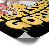 Keelgeit Professionele Gobbler Retro Ongepast Poster (Hoek)