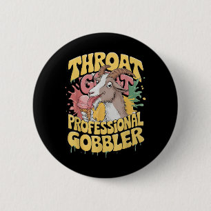 Keelgeit Professionele Gobbler Retro Ongepast Ronde Button 5,7 Cm