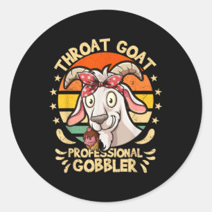 Keelgeit Retro Ongepast Volwassen Humor Grappig Ronde Sticker