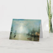 Keelmen Heaving Coals, maanlicht door Joseph Turne Kaart (Voorkant)