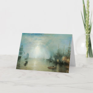 Keelmen Heaving Coals, maanlicht door Joseph Turne Kaart