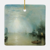 Keelmen Heaving Coals, maanlicht door Joseph Turne Keramisch Ornament (Achterkant)