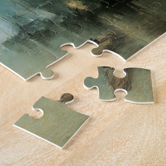 Keelmen Heaving Coals, maanlicht door Joseph Turne Legpuzzel (Zijkant)