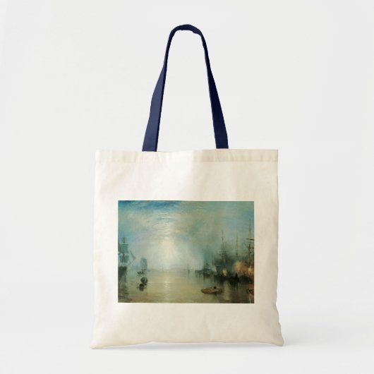 Keelmen Heaving Coals, maanlicht door Joseph Turne Tote Bag (Voorkant)