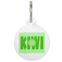 Keely Kiwi Pet Tag Huisdierpenning
