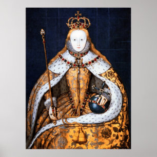 KEEN ELIZABETH 1 CORONATIE 1559 POSTER