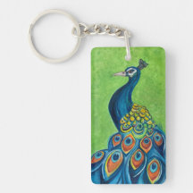 KEEN & Peacock Acrylische Sleutelhanger, dubbelzij