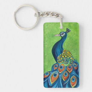 KEEN & Peacock Acrylische Sleutelhanger, dubbelzij Sleutelhanger