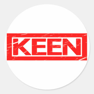 Keen Stamp Ronde Sticker