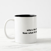 KEEN..... wie is de eersten van... Tweekleurige Koffiemok (Links)