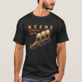 Keene Drink Squad New Hampshire Beer Nh Booze T-shirt (Voorkant)