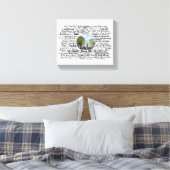 Keene, NH - Nu en dan Canvas Afdruk (Insitu (Slaapkamer))