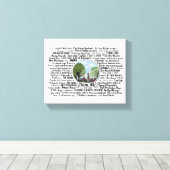 Keene, NH - Nu en dan Canvas Afdruk (Insitu (Houten vloer))