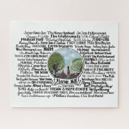 Keene, NH - Nu en dan Legpuzzel
