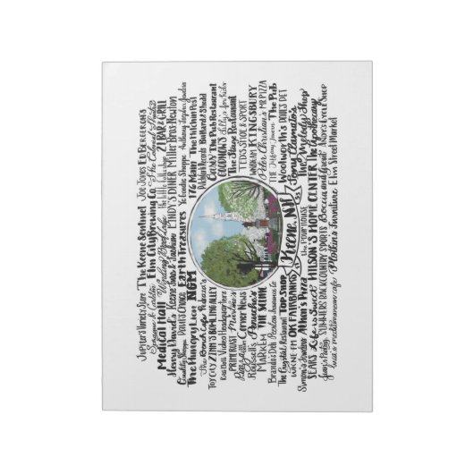 Keene, NH - Nu en dan Notitieblok (Linkerzijde)