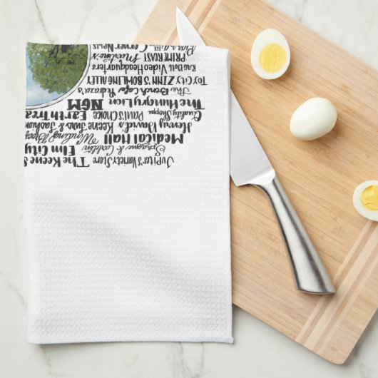 Keene, NH - Nu en dan Theedoek (Quarter Fold)