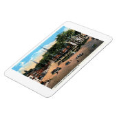 KEENE NH Town Square Uitzicht, 1922 Briefkaart Magneet (Linkerzijde)