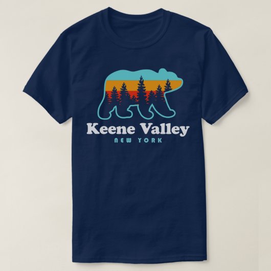 Keene Valley NY Adirondacks Beer Adirondack T-shirt (Design voorkant)